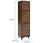 Skriňa Frida II S1D shirin walnut,2