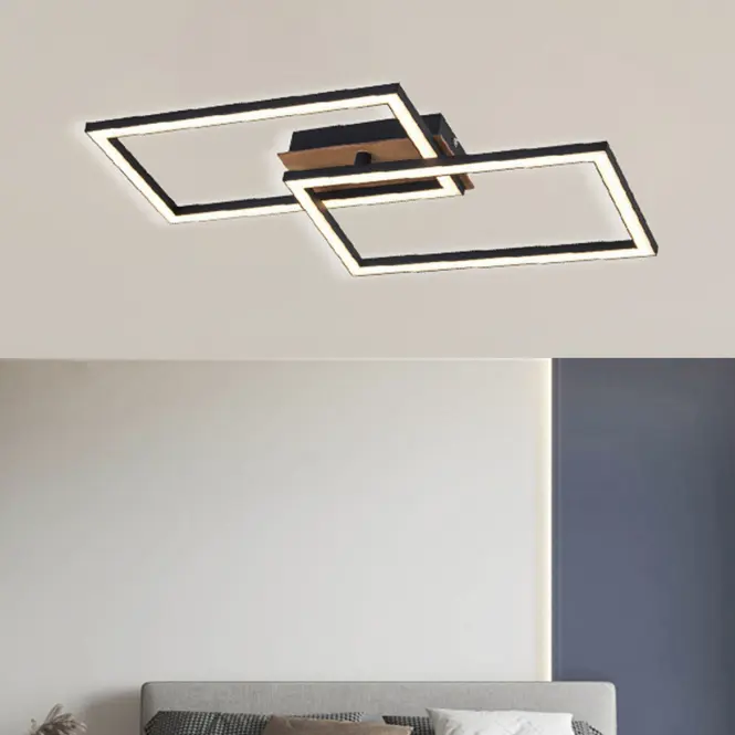 Stropné svietidlo Alma 2P WOOD AC-AL2PWOL 20W PL2