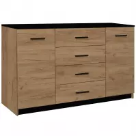 Komoda CRAFT craft/čierna