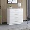 Komoda DUO 4S biela,4