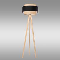 45SE LAMPA PODŁOGOWA S-SOSNA AB-TRIO JUTE/BLACK LP1