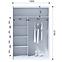 Skriňa Ladder 150 biela/lamely dub craft,3