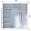 Skriňa Ladder 203 biela/lamely dub craft,3
