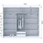 Skriňa Ladder 250 biela/lamely dub craft,3