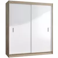 Skriňa POP 180 biela/sonoma