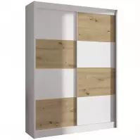 Skriňa DUO 150 biela/artisan