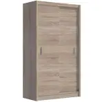 Skriňa s posuvnými dverami Multi 120 cm - sonoma, dvojdverová