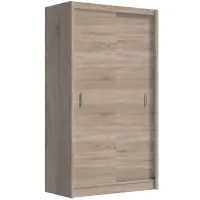 Skriňa s posuvnými dverami Multi 120 cm - sonoma, dvojdverová