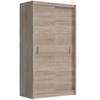 Skriňa s posuvnými dverami Multi 150 cm - sonoma, dvojdverová