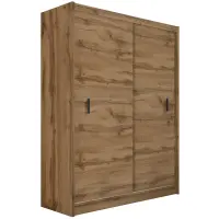 Skriňa s posuvnými dverami Multi 180 cm - wotan, dvojdverová