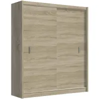 Skriňa s posuvnými dverami Multi 203 cm - sonoma, dvojdverová