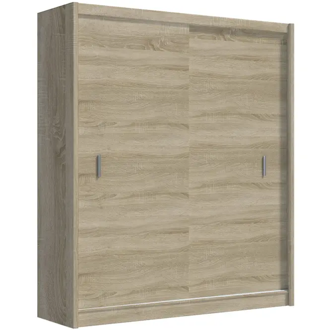 Skriňa s posuvnými dverami Multi 203 cm - sonoma, dvojdverová