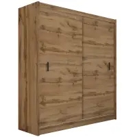 Skriňa s posuvnými dverami Multi 203 cm - wotan, dvojdverová