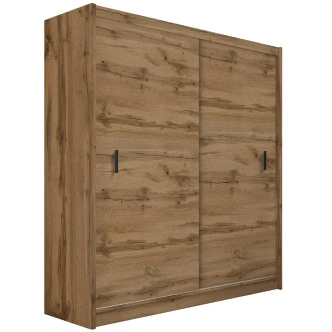 Skriňa s posuvnými dverami Multi 203 cm - wotan, dvojdverová
