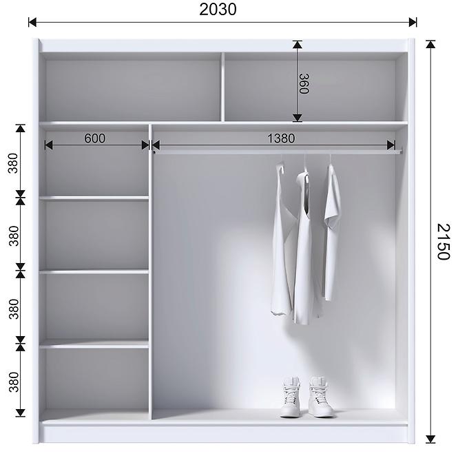 Skriňa Multi 203 biela