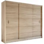 Skriňa s posuvnými dverami Multi 250 cm - sonoma, trojdverová