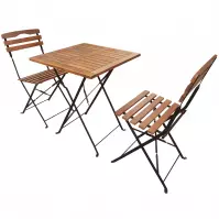 Komplet záhradná drevený Bistro 2+1