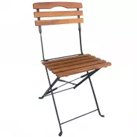 Záhradná stolička drevená skladacia