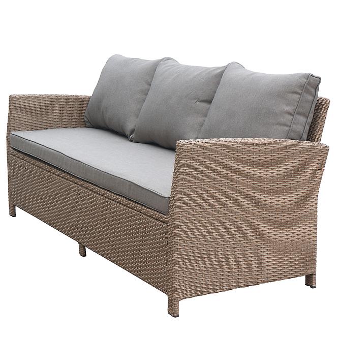 Komplet technoratanový Bados natural,5