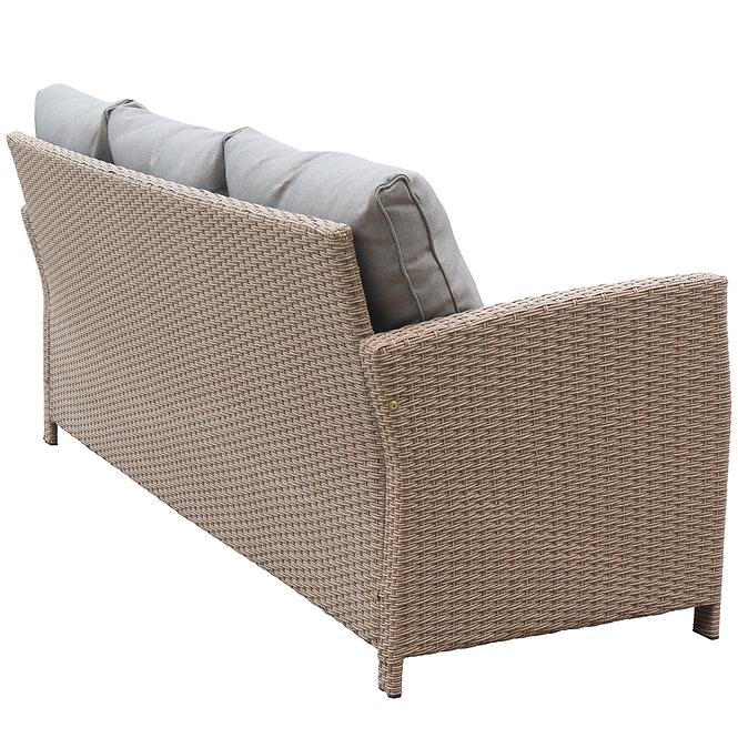 Komplet technoratanový Bados natural,6