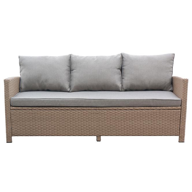 Komplet technoratanový Bados natural,7