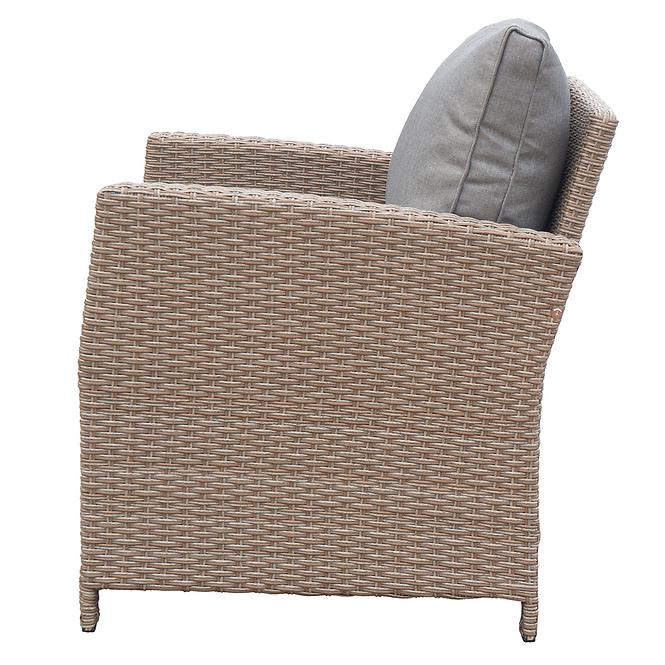 Komplet technoratanový Bados natural,10