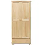 Borovicová skriňa SF102 85 cm – dvojdverová, zásuvky