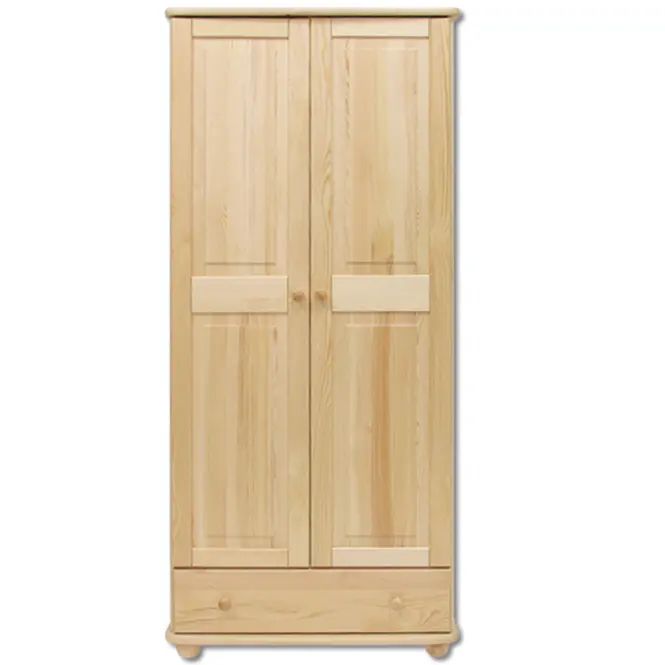 Borovicová skriňa SF102 85 cm – dvojdverová, zásuvky