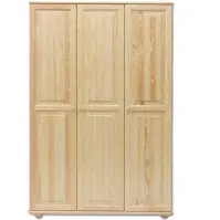 Borovicová skriňa SF105 120 cm – trojdverová