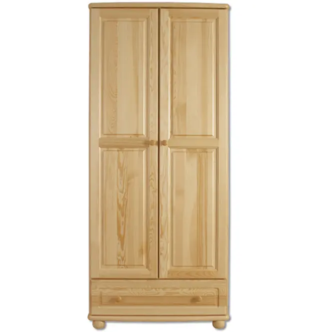 Borovicová skriňa SF107 80 cm – dvojdverová, zásuvky