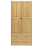 Borovicová skriňa SF111 84 cm – dvojdverová, zásuvky