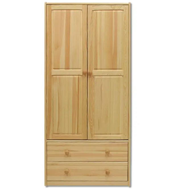 Borovicová skriňa SF111 84 cm – dvojdverová, zásuvky
