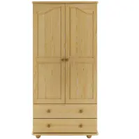 Borovicová skriňa SF114 90 cm – dvojdverová, zásuvky
