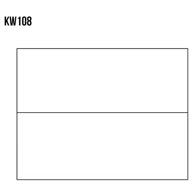 Vitrína z Borovice KW108 surová