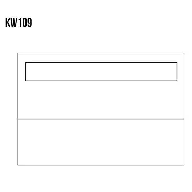 Vitrína z Borovice KW109 surová