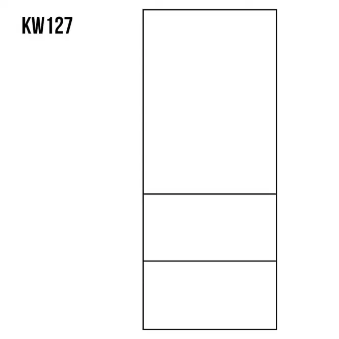 Vitrína z Borovice KW127 surová