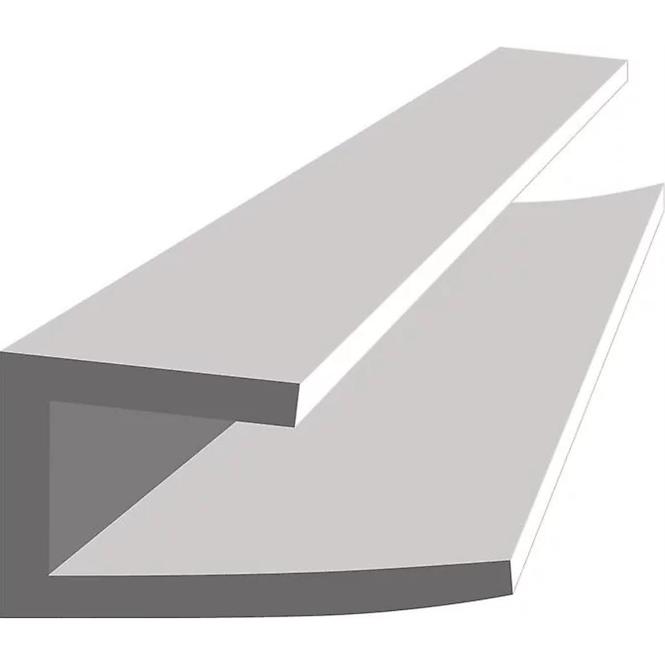 Univerzálna dokončovacia lišta B6 Biela 3m,2