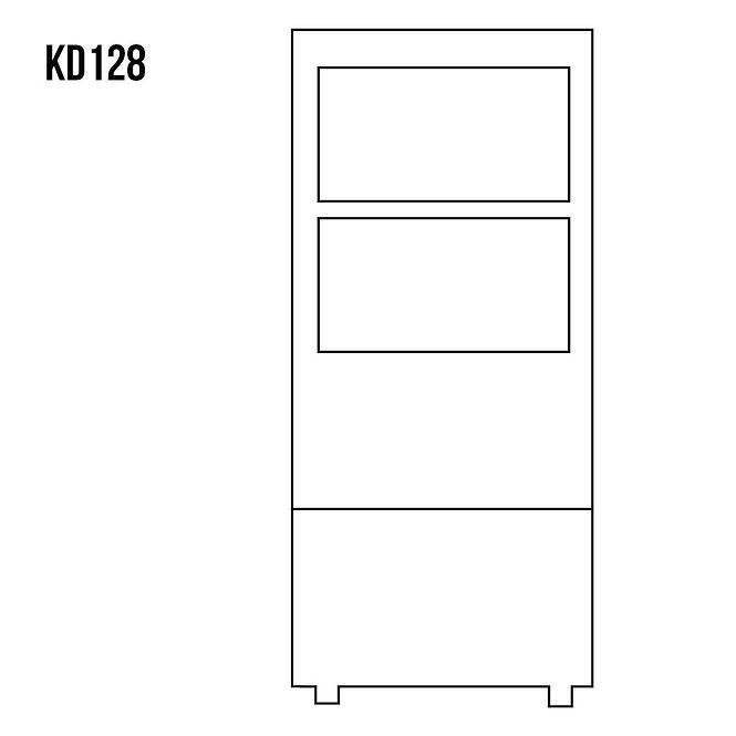 Komoda z Borovice KD128 surová