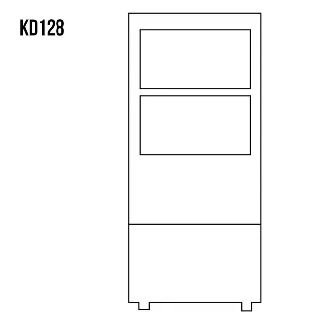 Komoda z Borovice KD128 surová,3
