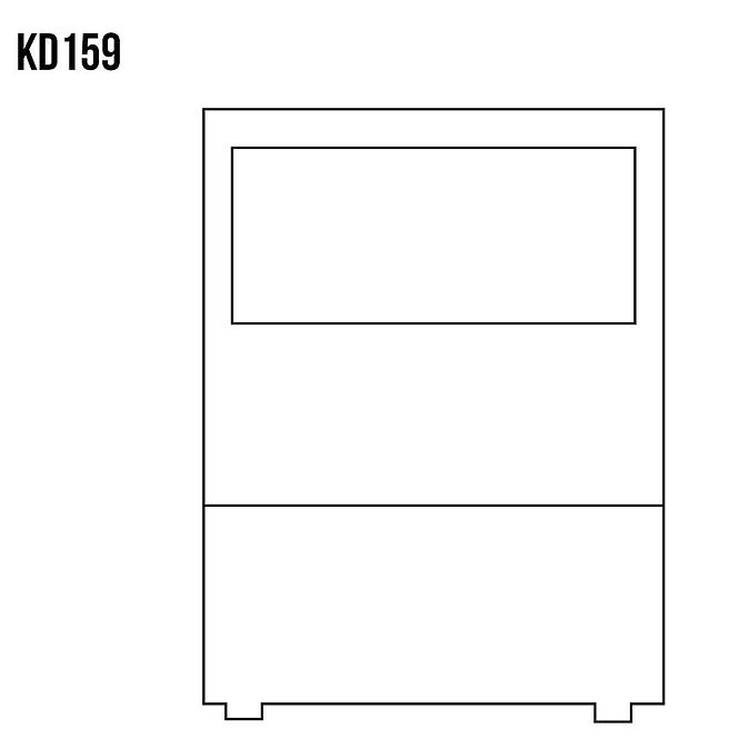 Komoda z Borovice KD159 surová