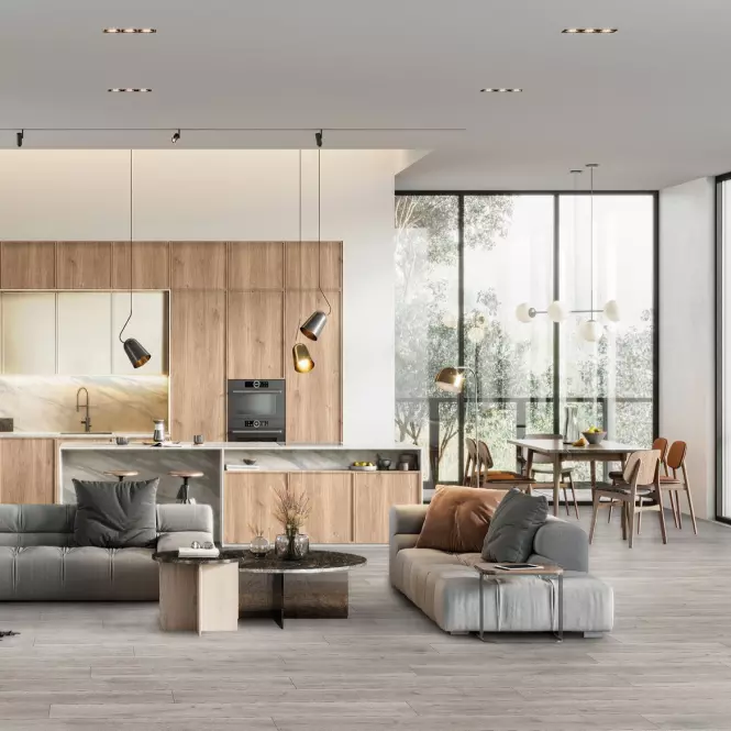 Laminátová podlaha Dub Silverdale 8mm AC4 Eurohome Villa PP K451