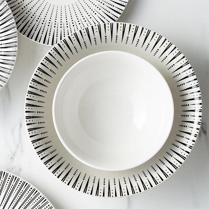 Porcelánová šalátová misa Iris 23 cm