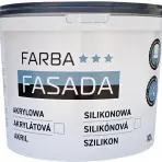 Termo Bravo Silikonowa Farba Fasadowa Fasad Biela 10l