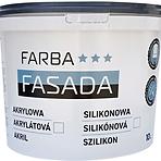 Termo Bravo Silikonowa Farba Fasadowa Fasad Biela 10l
