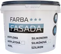 Termo Bravo Silikonowa Farba Fasadowa Fasad Biela 10l