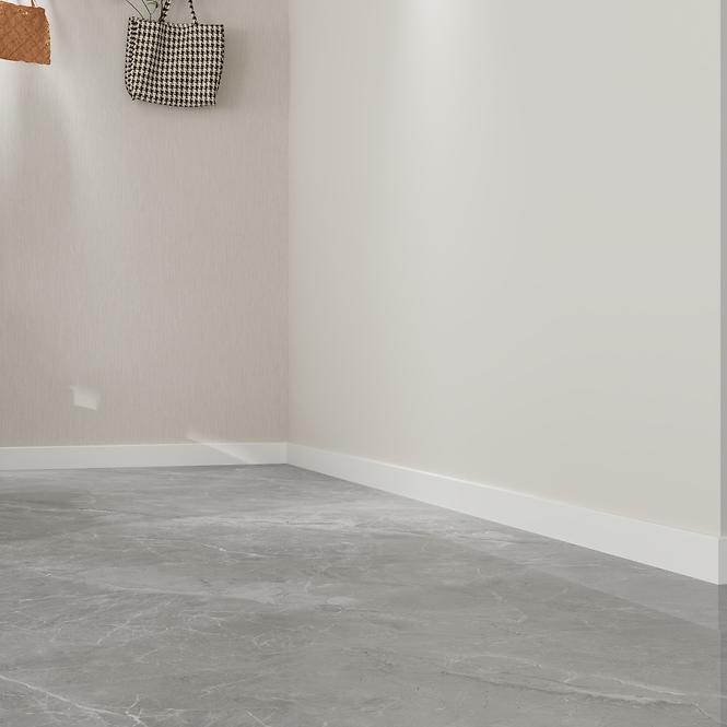 Podlahová lišta Parquet Mercado Premium 80 Biela 2.2m