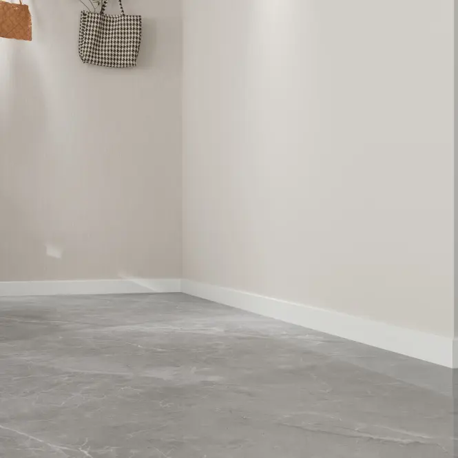Podlahová lišta Parquet Mercado Premium 80 Biela 2.2m,3