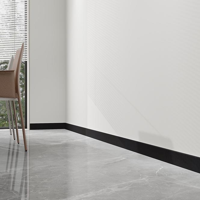 Podlahová lišta Parquet Mercado Premium 80 čierna 2,2 m