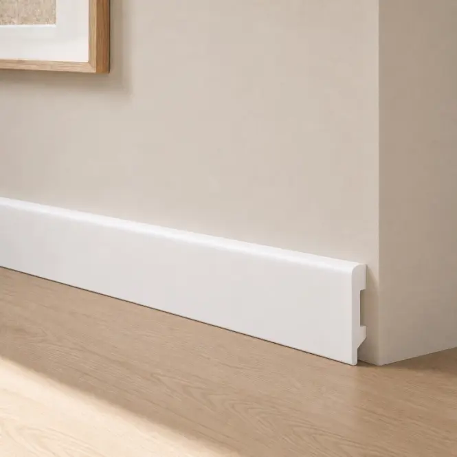 Podlahová lišta Parquet Mercado Premium 100 Biela 2.2m