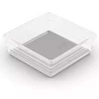 Organizér do zásuvky 6 Sistemo transparent/sivá 24469